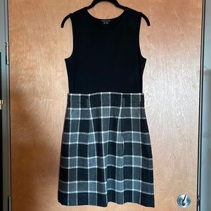 Theory wool blend lined dress